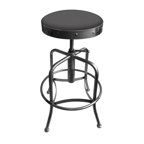 Adjustable Stool, Clear Coat Finish, Canter Storm Seat